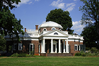 Monticello at Charlottesville, VA. Credit: The Jefferson Institute 
