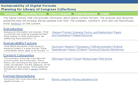 Sustainability of Digital Formats Web site