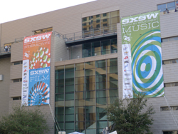 Exterior of the Austin Convention Center.